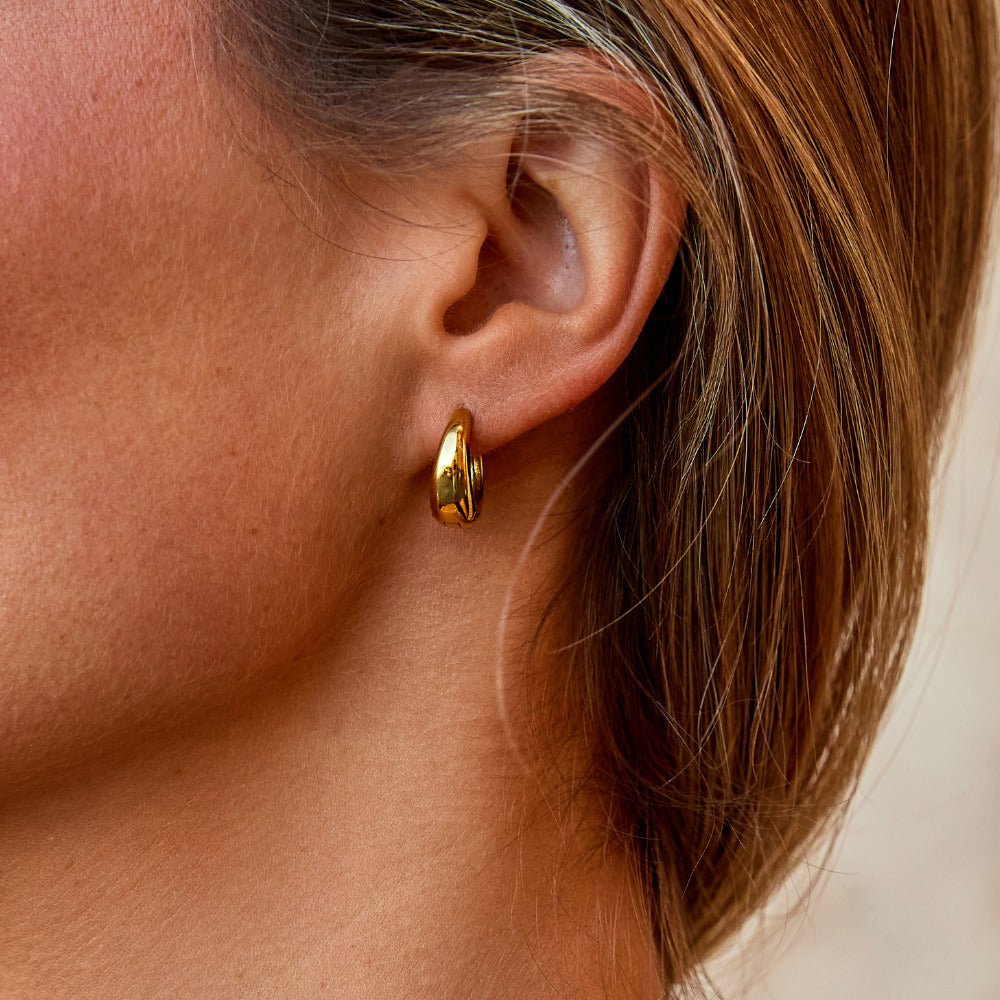 Classic Gold Hoop Earrings
