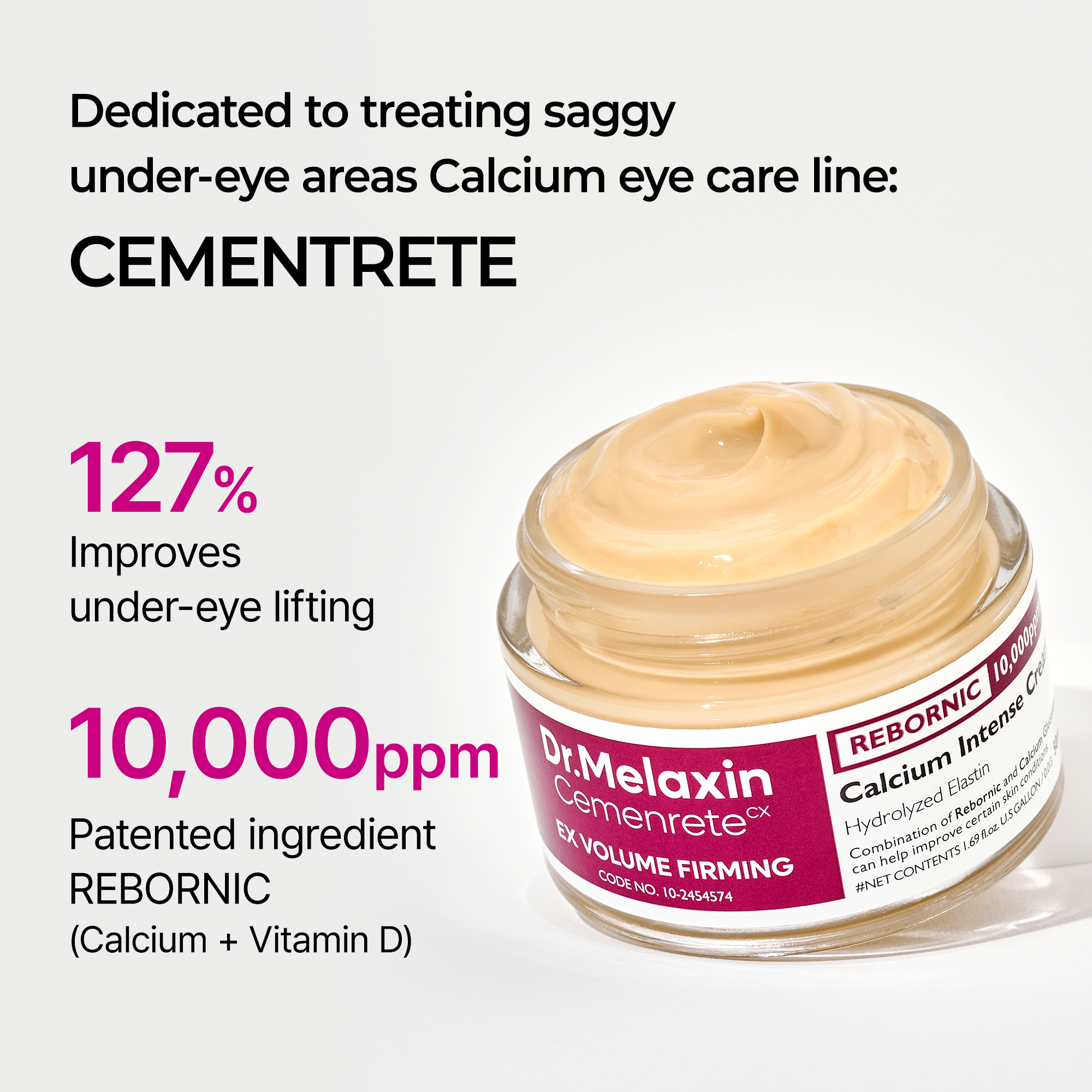 Collagen Boost Eye Care Set with Collagen, Calcium & Elastin for Firming & Hydration