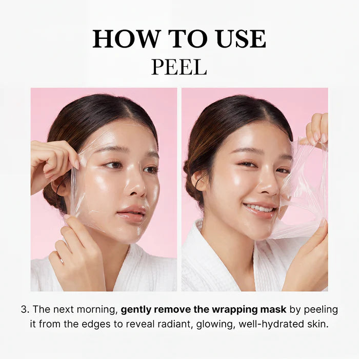 Korean Collagen Night Wrapping Mask for Dark Spots, Pores and Elasticity