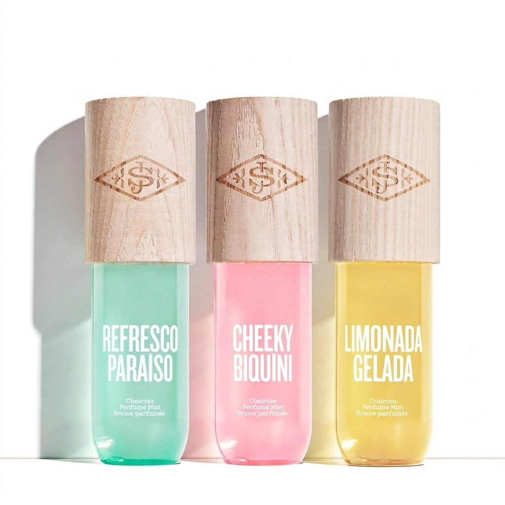 Destination Drop Limited Edition Perfume Mist Set with Vanilla & Tropical Fruit Notes