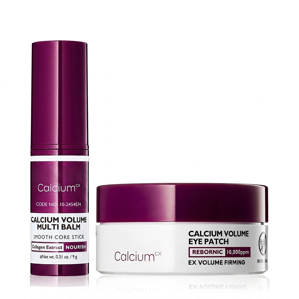 Calcium Volume Multi Balm + Eye Patch for Under Eye, Dark Circles & Fine Lines