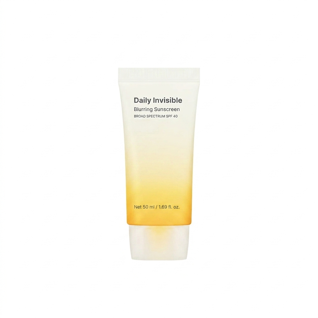 Daily Invisible Blurring Sunscreen for Sun Protection, Blurring Pores & Smooth Finish