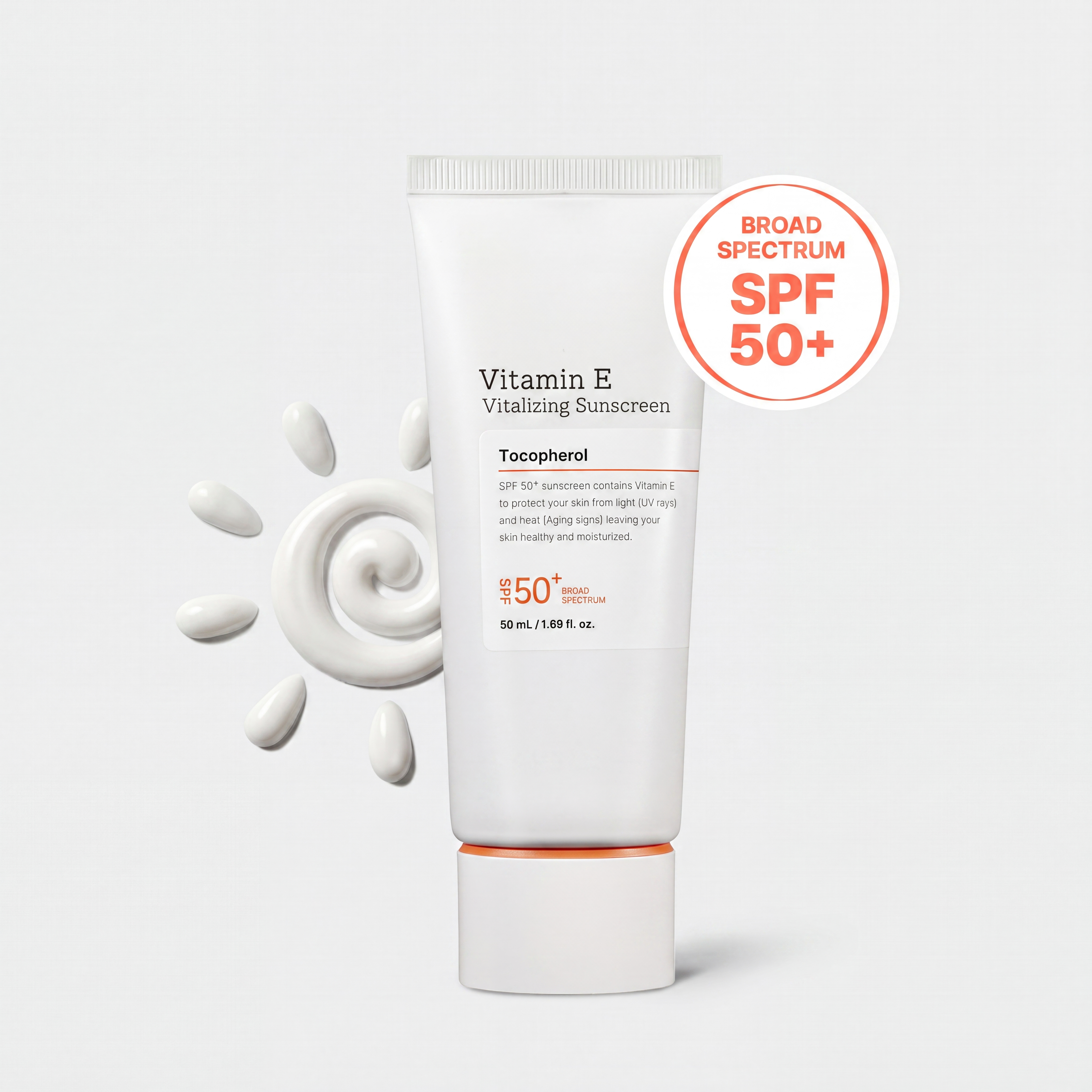 Vitamin E Vitalizing Sunscreen for Sun Protection, Hydration & SPF 50