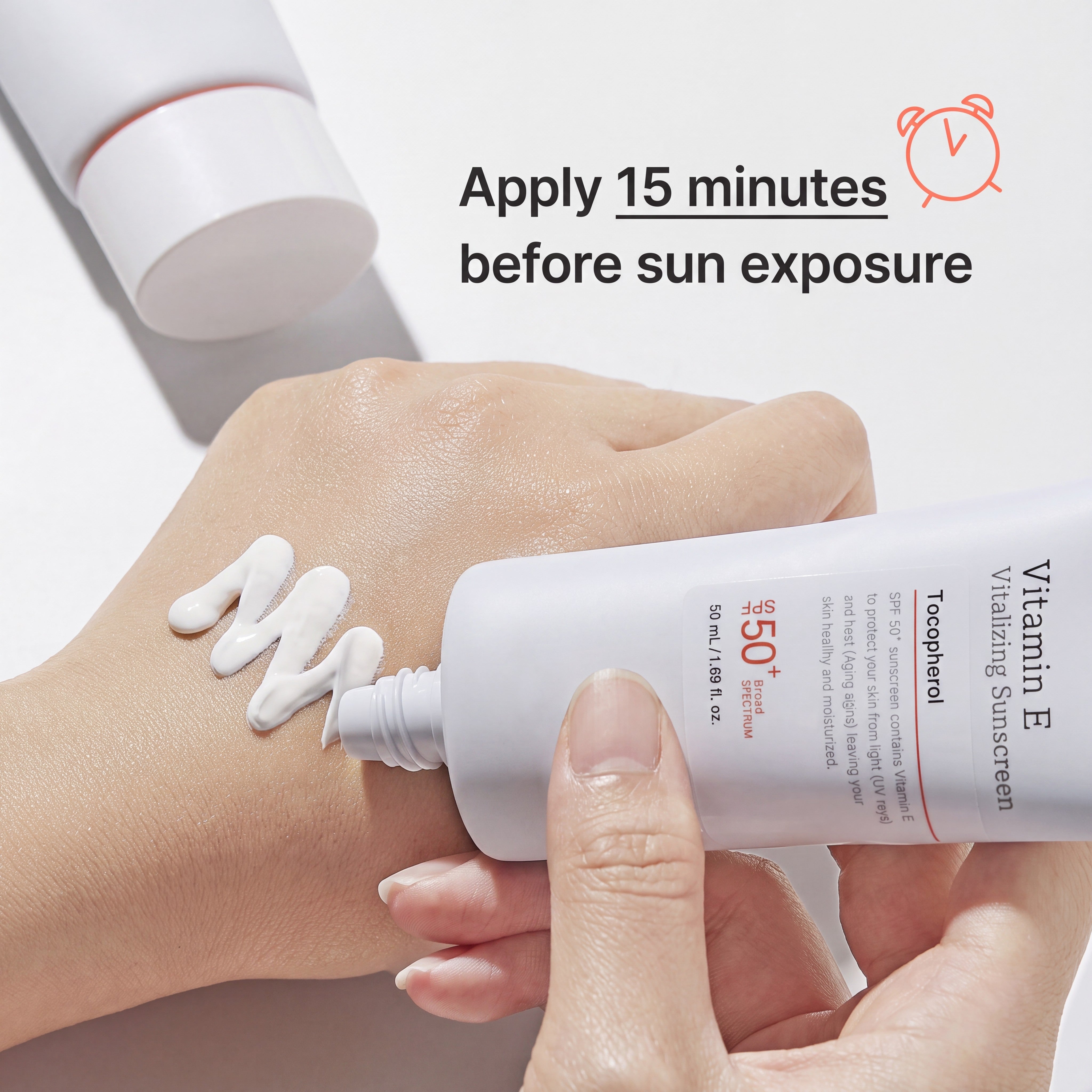 Vitamin E Vitalizing Sunscreen for Sun Protection, Hydration & SPF 50