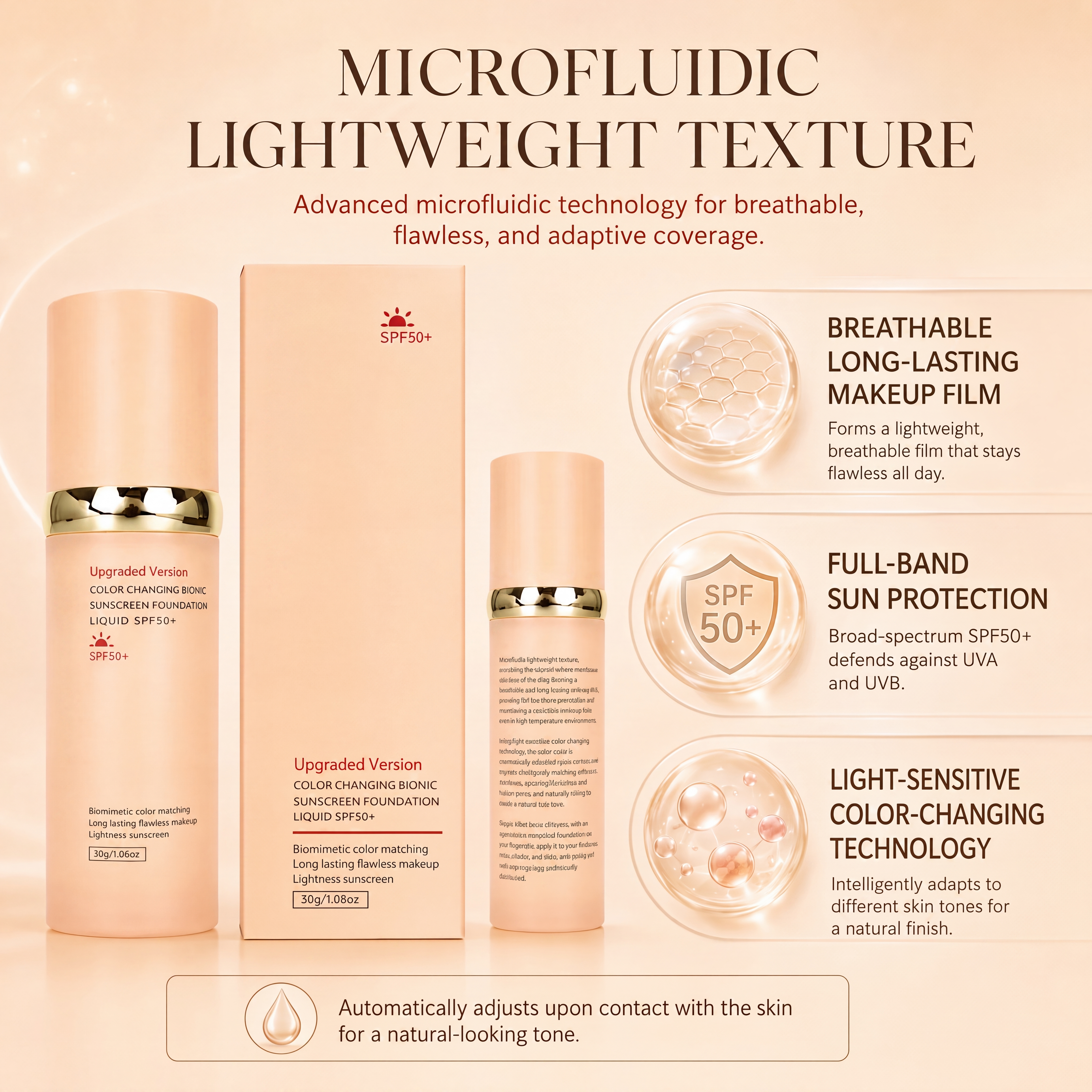 4-in-1 Hydrating Foundation for Coverage, Hydration & SPF Protection