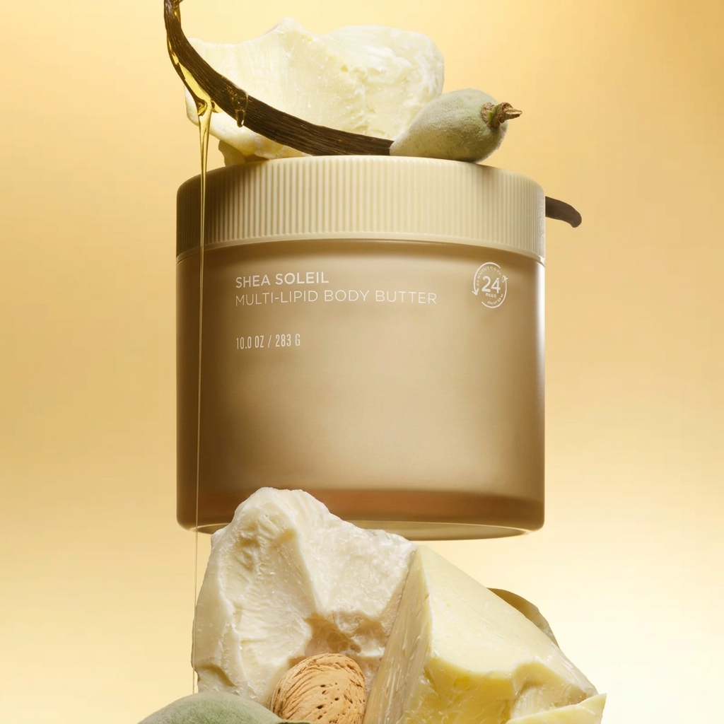 Shea Soleil Body Rituals Set – Body Care Set with Shea Butter for Dry Skin and Hydration